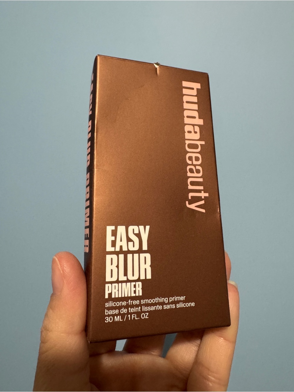 Huda Easy Blur Silicone-Free Pore-Minimizing Primer shade Bronze Fudge New